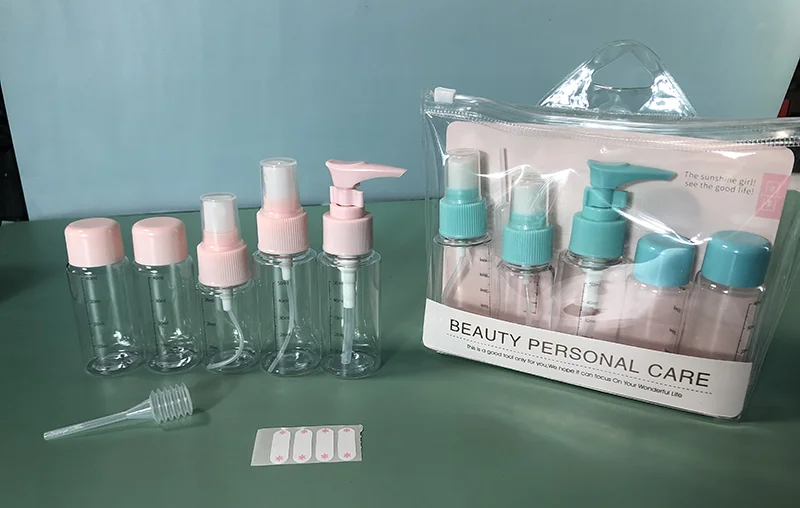 7pcs Travel Bottles Containers Travel Bottle Kit Set For Toiletries And
