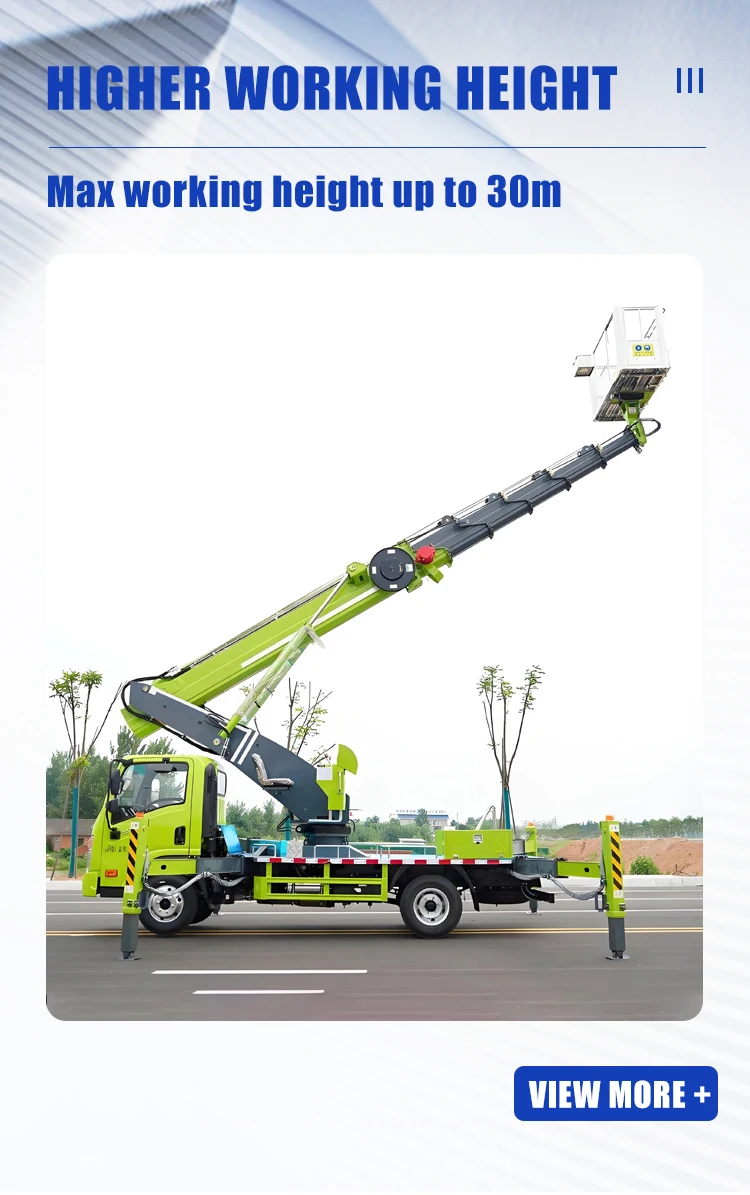 30m Aerial Platform Bucket Truck Manlift Lifting Platforms for High-Altitude Repairs and Construction 3