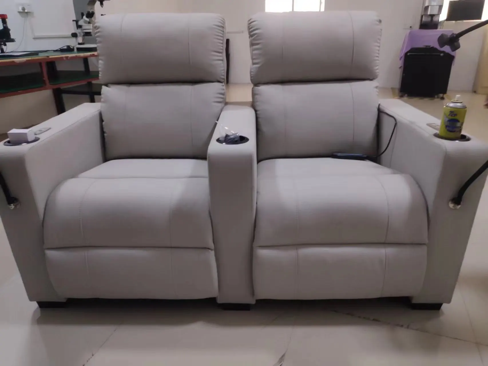 On Stock Comfortable Luxury Modern Furniture Living Room 1 2 3 Seater Functional Recliner Sofa Set supplier