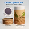 caja cilíndrica personalizada (MOQ 500 unidades)