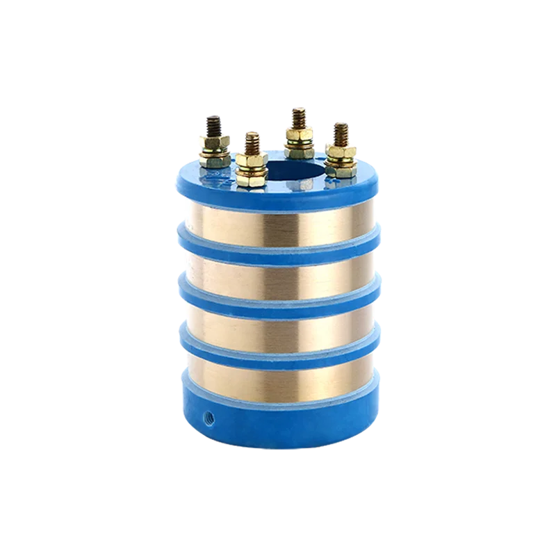 SRS 25*60*65铜旋转接头电气连接器4环带碳