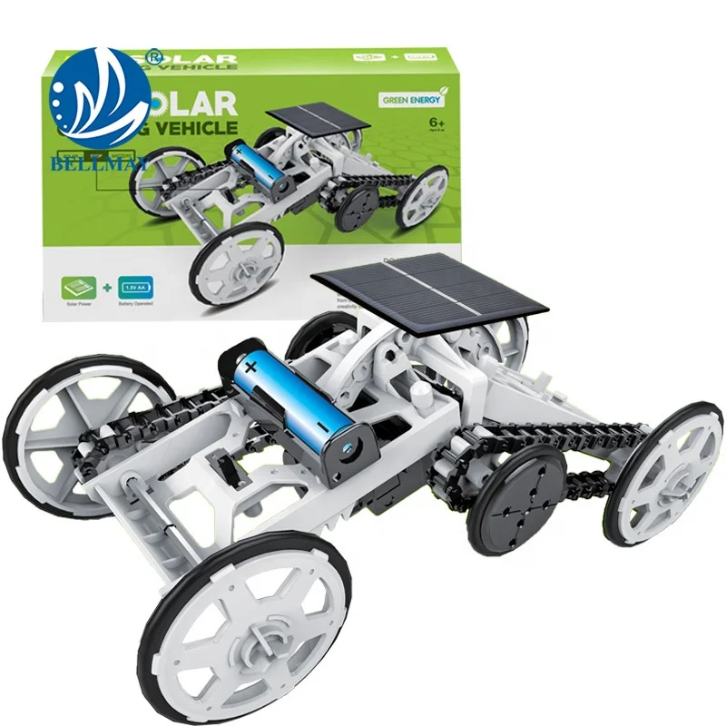 Детская многофункциональная солнечная система Bemay, игрушка «сделай сам» для детей, мощный четырехколесный привод, машина для скалолазания с комплектом отверток