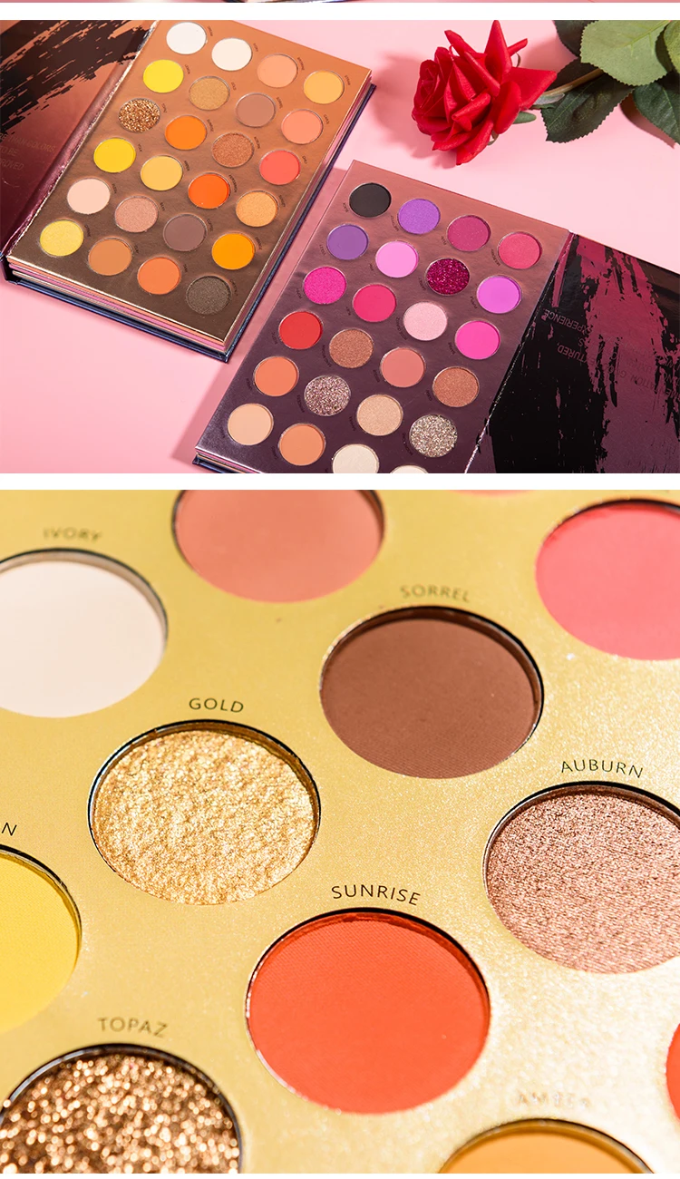 Design Makeup Palette Magic Book Eye Shadow Pallet High Quality