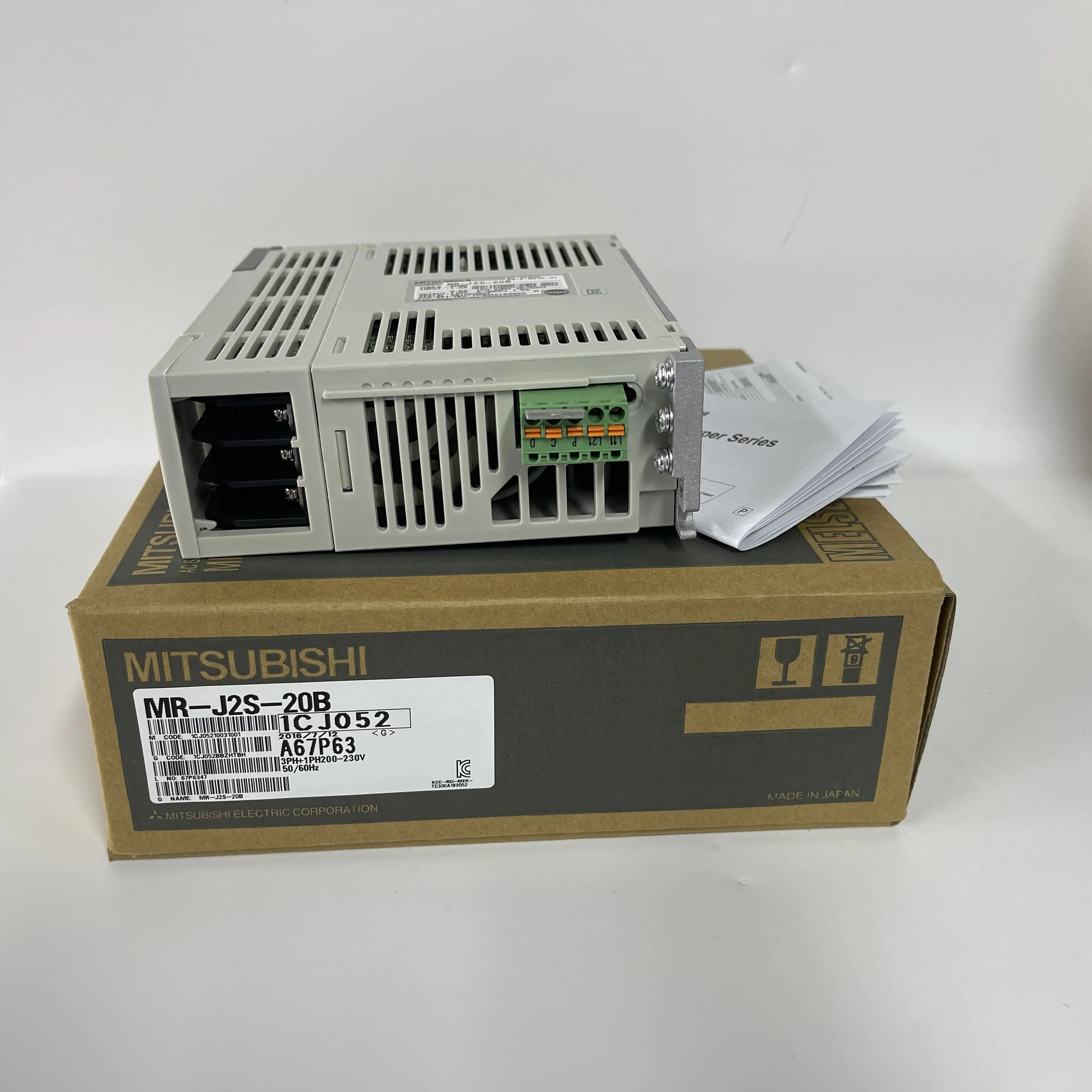 Mitsubishi AC Servo Amplifier MR-J2S-20B