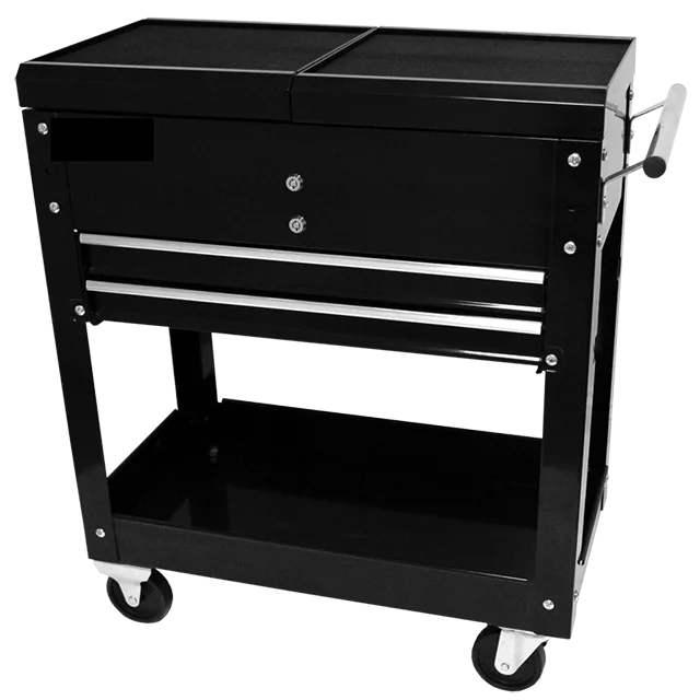 Factory wholesale 28 INCH Two Drawer Top Service Cart Mechanics Tool Cart