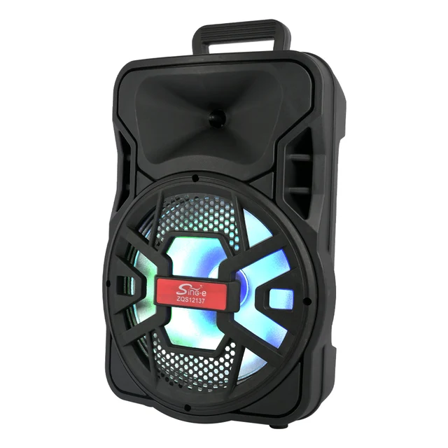 Sing-e ZQS 12137 Portable DJ Speaker Set with Subwoofer Outdoor Bluetooth Sound System & Multimedia Box AUX & Radio Usage
