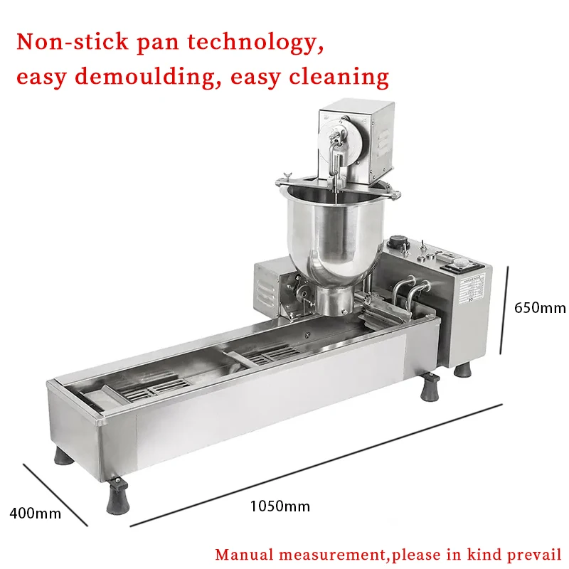 Donut Making Machine Automatic Waterproof Mini Stainless Steel Doughnut Making Electric Donut Making Machine for Snacks