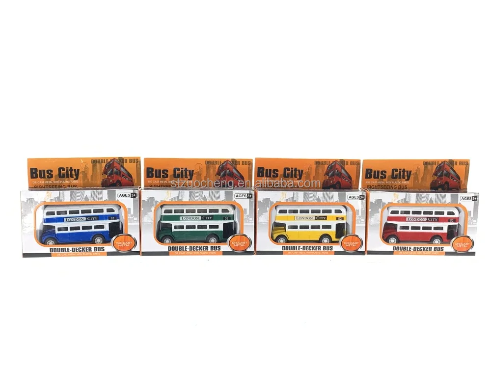 Car Decoration Souvenir Diecast Ct Toys London Bus Red