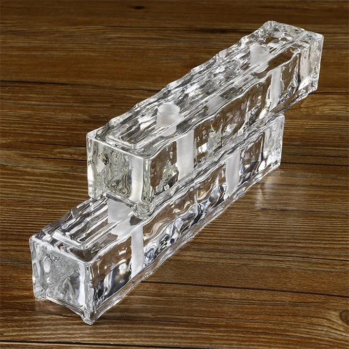 Corner Block Glass Brick Partition Wall - Versatile Solid