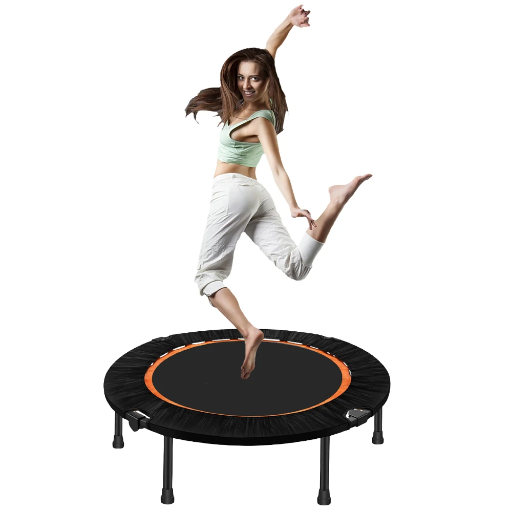 Foldable 45" Spring Free Kids Bungee Trampoline Indoor,Fitness Jumping Sport Gym Exercise Rebounder Cheap On Sale - Buy Trampoline Legs,Kids Single Bungee Jumping Trampoline For Sale,Mini Trampoline Product on Alibaba.com