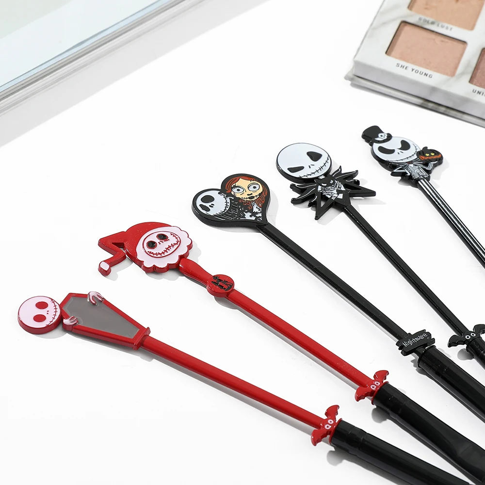 New Design The Nightmare Before Christmas Makeup Brush Set Skull Eye