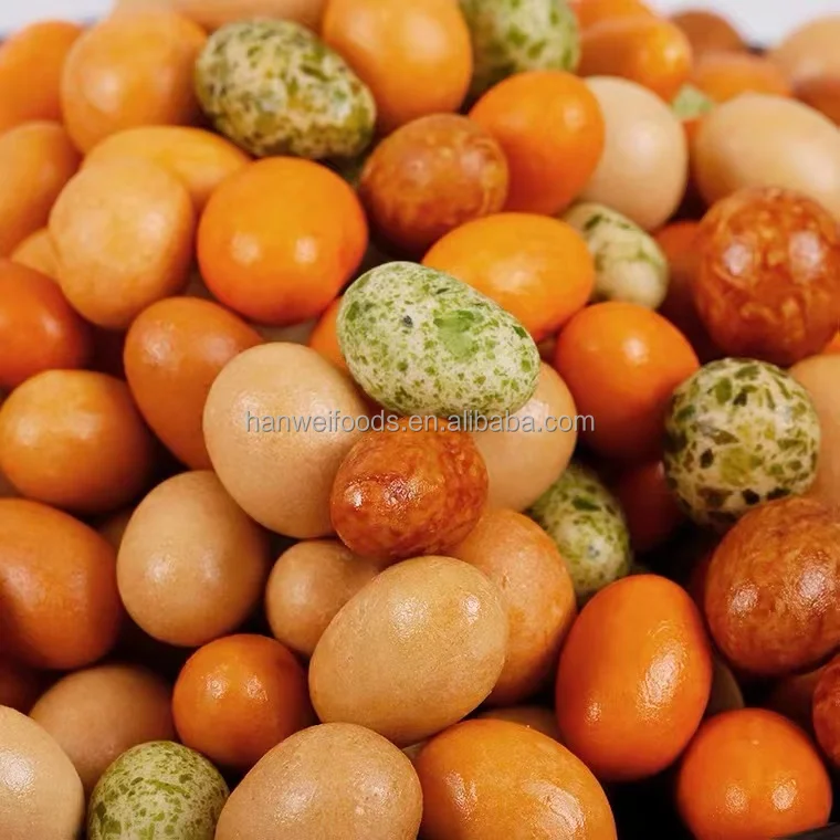 Chinese ancient early taste snack sour plum roasted peanuts crispy coated peanuts factory