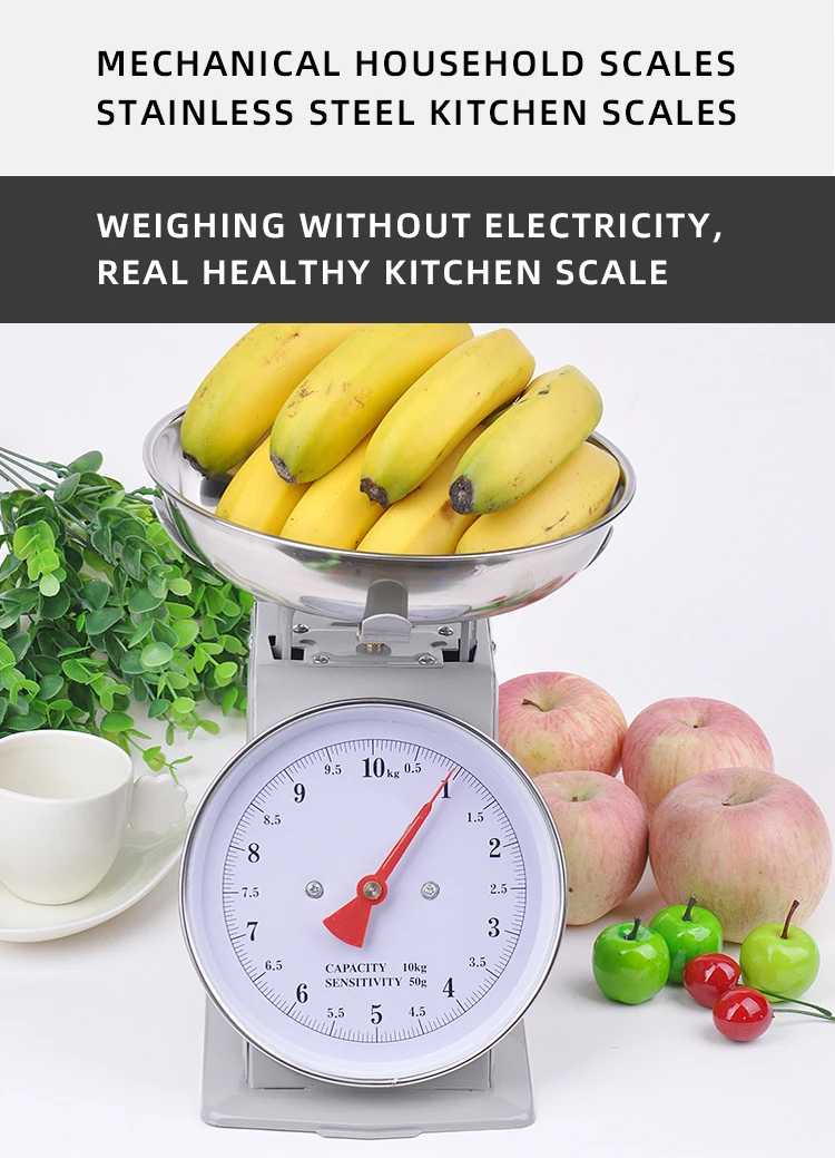 5kg 10kg 15kg 20kg Mechanical Speedometer Dial Spring Scale With