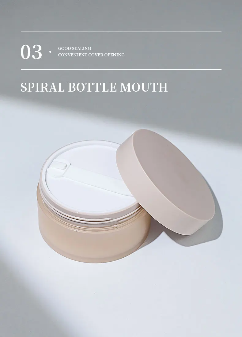 Double Layer Cream Jar Cosmetic Packaging Pp With Spoon 100g Capacity ...