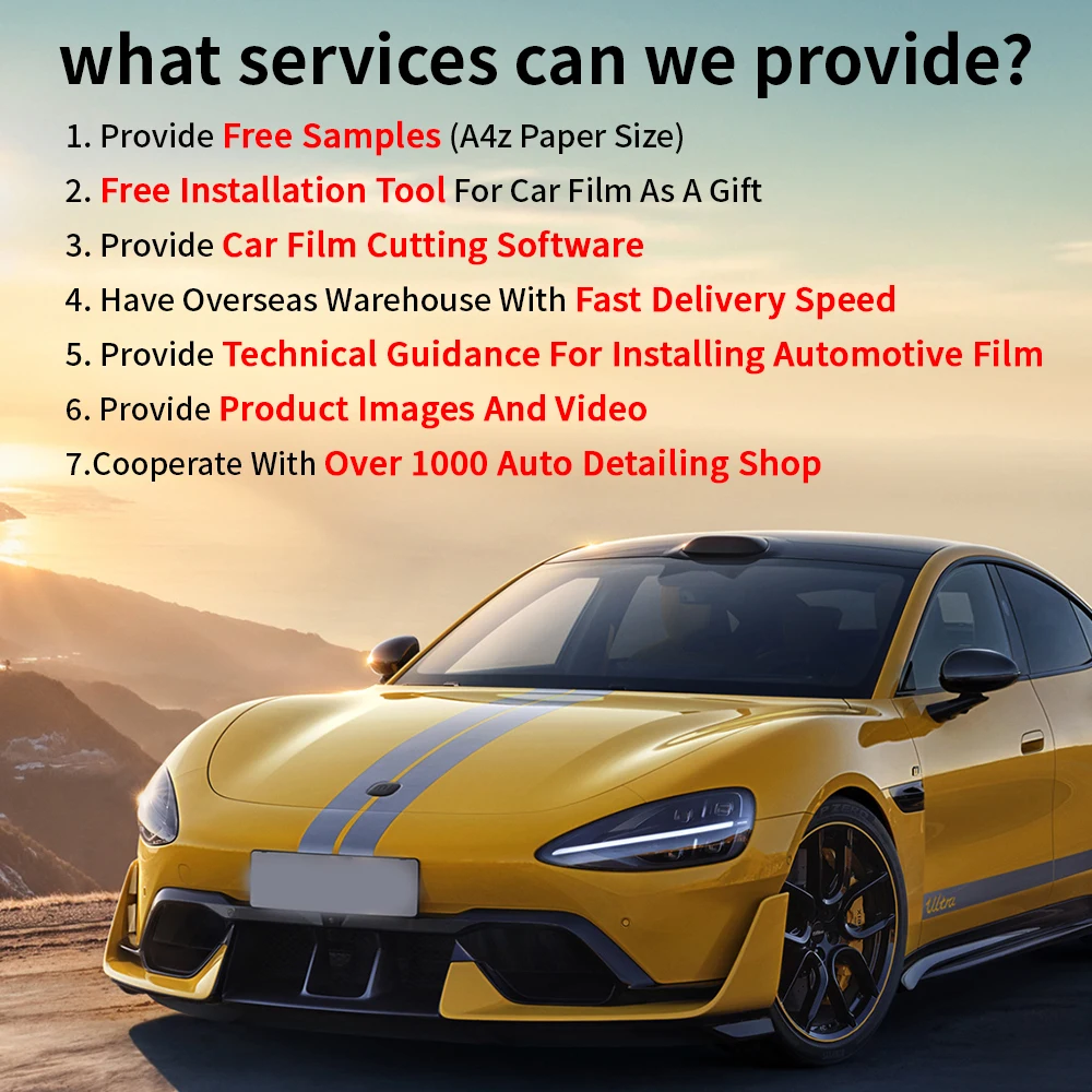 Highcool Dragon Blood Red Liquid Metal Car Vinyl Wrap Self Healing PVC Paint Protection Film with Color Change Effect
