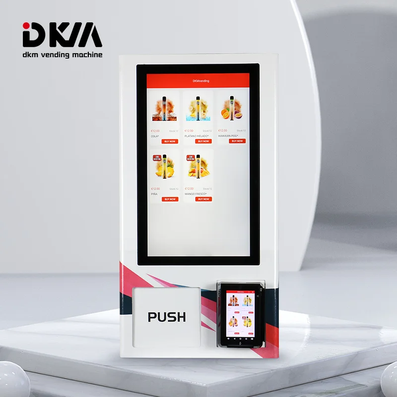 DKMVending Wall Mounted Touch Screen Maquina Expendedora De Cigarrillos  Tabaco Cigarro Mquinas Smoke Cigarette Vending Machine