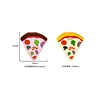 Anneau de dentition en silicone (Pizza) (1/2 marron)