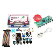 Raspberry Pi Pico 2 Sensor Starter Learning Kit with DIY Electronic Modules MicroPython Programming for Kids Adults Complete Set