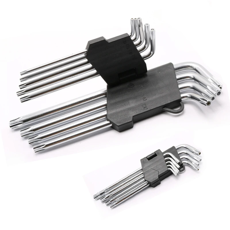 Factory Price Multifunctional Torx Wrench Keys Set Torx T6 T7 T8 T9 T10 T15 T20 T25 T27