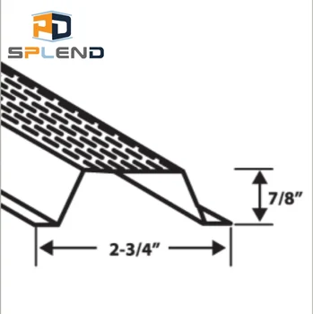 Modern Style Drywall Ceiling Components Resilient Galvanized Steel Omega Furring Channel with Hat for Ceiling Grid