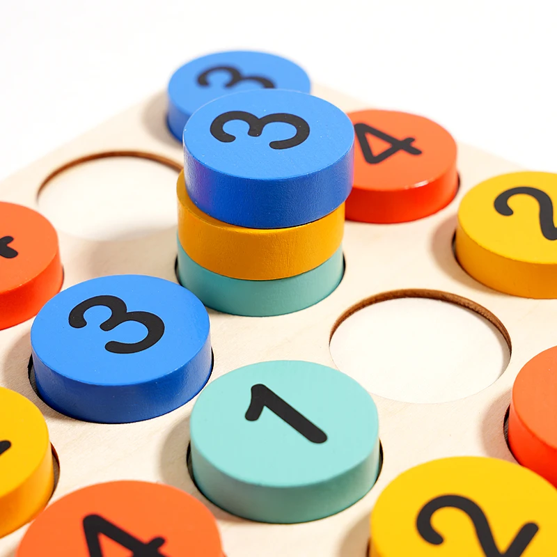 Funny Toy Enlightenment Sudoku Game Wooden Toy Logical Thinking Game Sudoku Interactive Game for Children