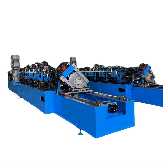VariousSize CU Secion Solar Roll Forming Machine with Fast Speed 50m/min