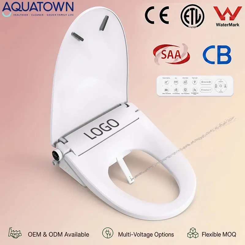 product u shape compact ultra slim ipx4 waterproof smart toilet seat for personal care bidet leakage protection odm from factory-7