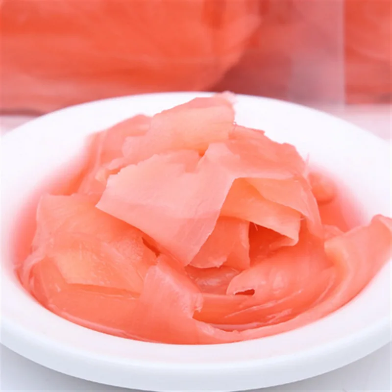 1 kg white/pink Desly Brand Sushi Ginger Bulk Wholesale For Ingredients Foods OEM Factory