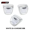 clear with chrome cover