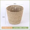 Medium-sized seaweed rope woven flower basket