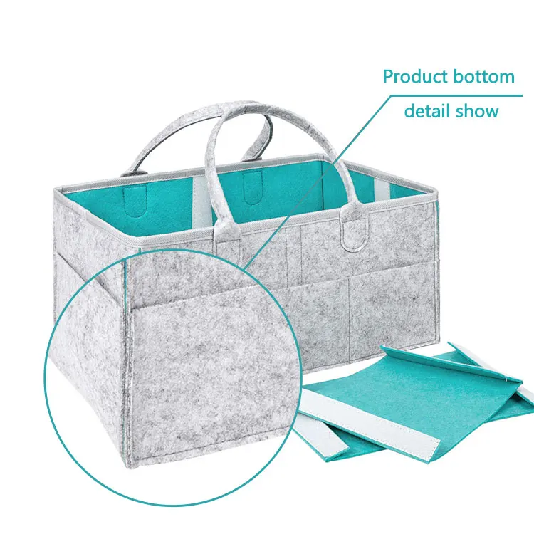 Buy Wholesale China 2021 Felt Diaper Bag Portable Custom Felt Baby Diaper  Caddy Mommy's Bag Organizer With Changing Pad & Casual Bag at USD 2.5