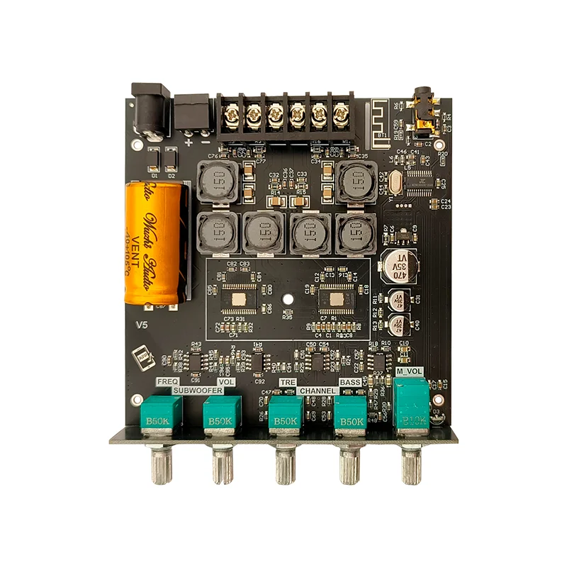 WUZHI Audio ZK-TB21 2.1 Channel BT Speaker Amplifier Module, 50W*2