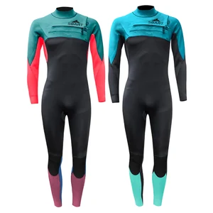 3/2mm Neoprene Surfing Wetsuit Front Zip Full Body YKK Zipper Diving Suit for Water Sports