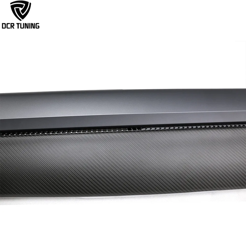 Model 3 Dashboard Trim Carbon Fiber Inner Door Matte Finish For Tesla