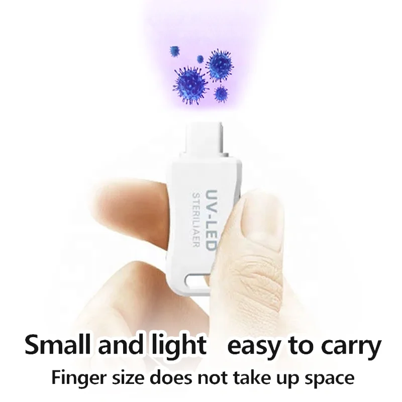 
Прямая продажа с фабрики Портативный дезинфекционный ультрафиолетовый УФ-стерилизатор USB для мобильного телефона ежедневная дезинфекция мини-лампа с Заводской ценой 