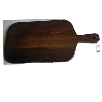Acacia wood cutting board with handle one of the best-selling products