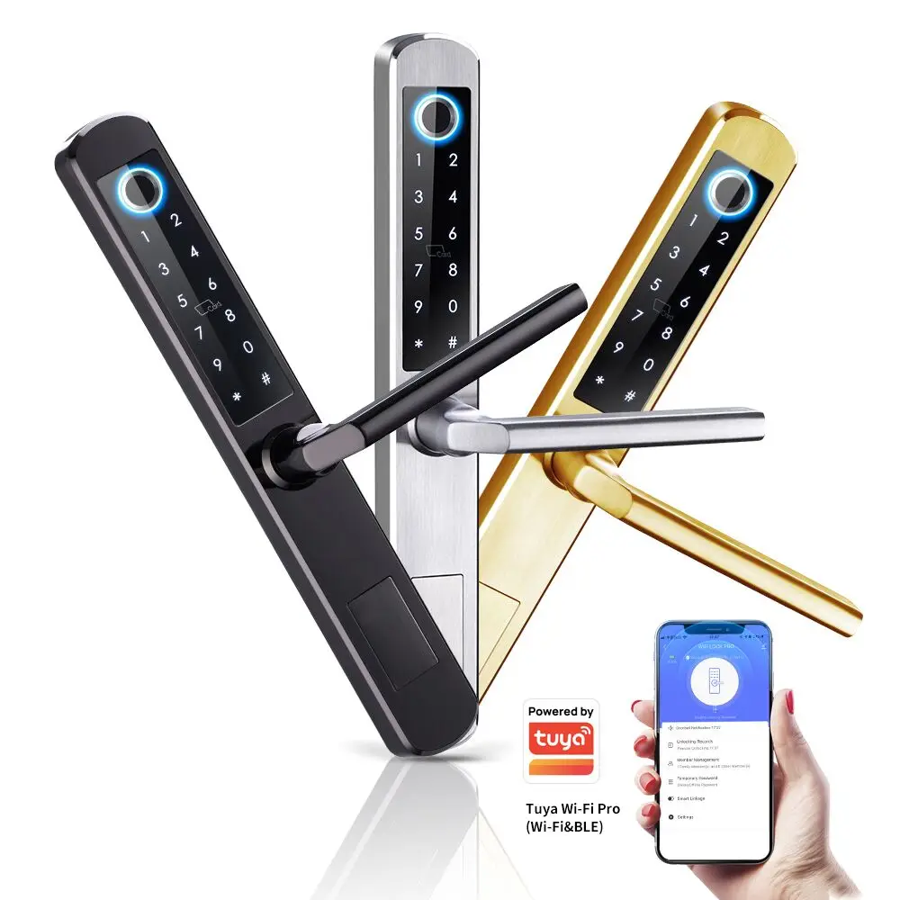 Smartek Elegant Designed Fingerprint Wifi Electronic Door Lock