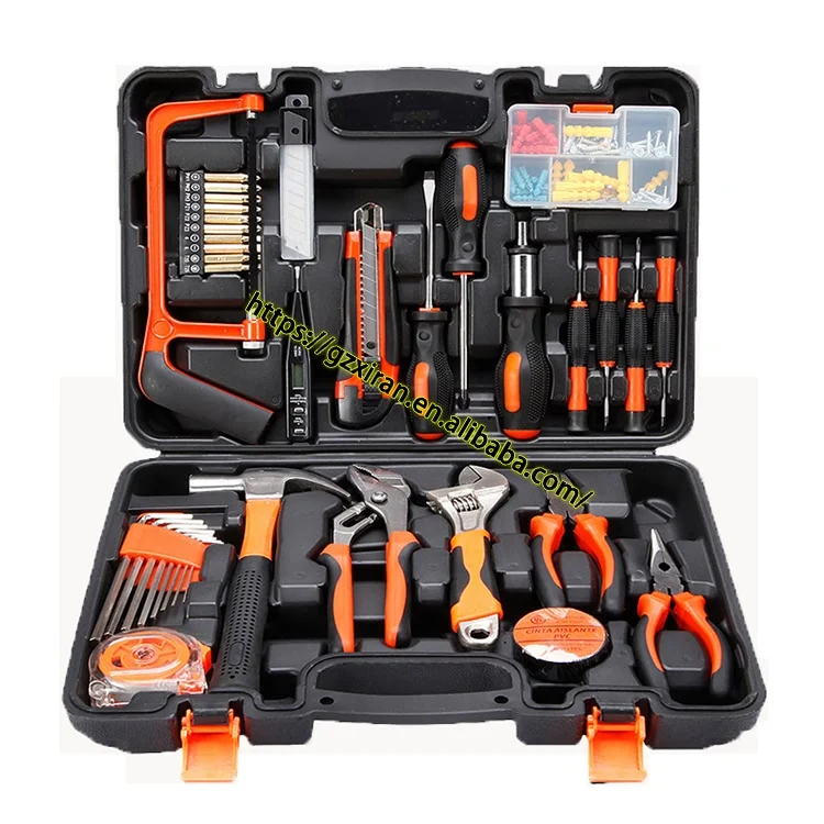 EactEl Mechanic Tool Kit 39-Piece Tool Set General Household Hand Tool Kit With