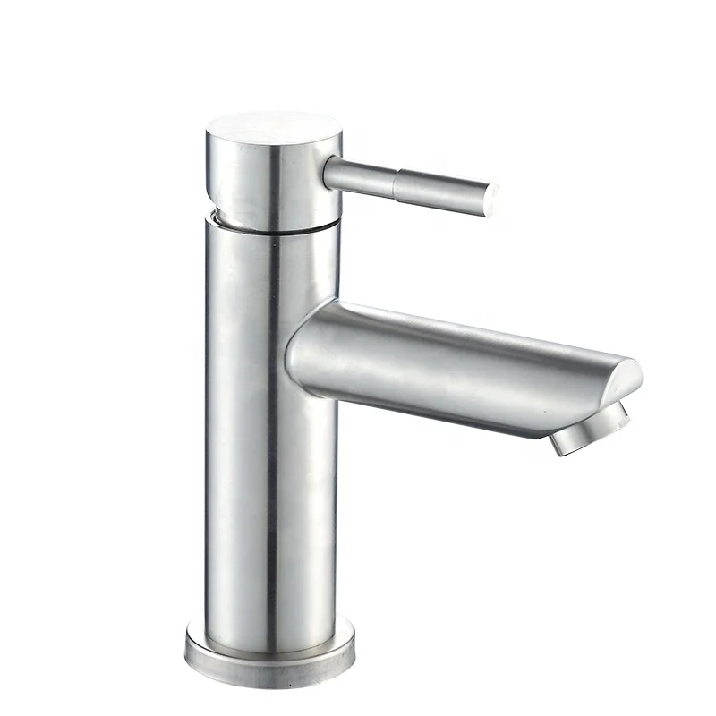Раковины для ванной комнаты, современное нержавеющая сталь смеситель с одной ручкой