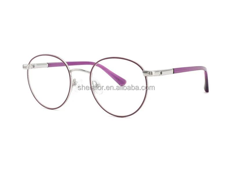 Classic Nickel Copper Round Shape Fullrim Customized Optic Eyeglasses