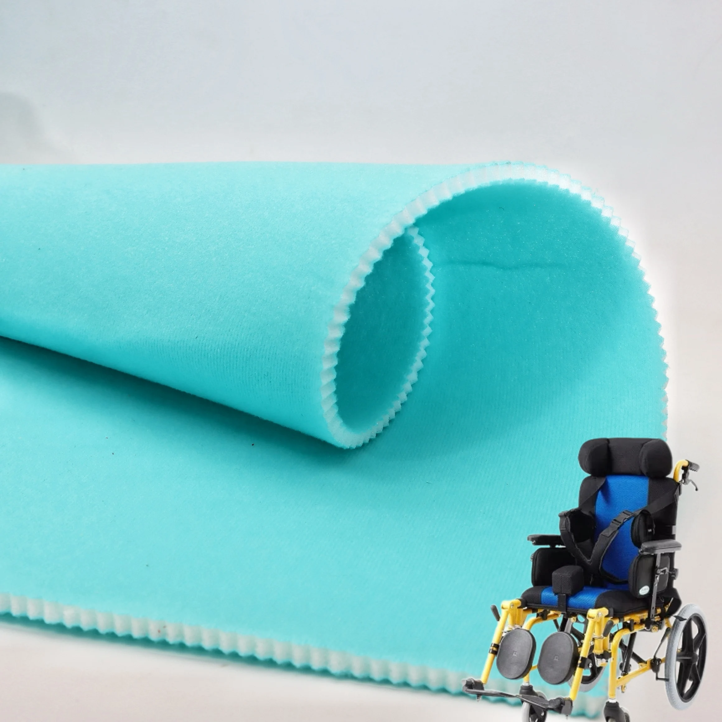 Hurtowe niestandardowe dwustronne pasy ochronne z aksamitu laminowanego pianką, opaska na krzyż, taśma do unieruchomienia złamań, na kolano dla chłopców i dziewczynek