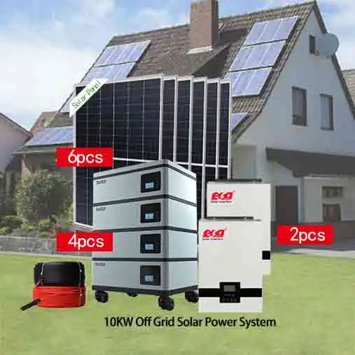 ESG Complete Price 10KW 20kw 30kw 50kw 100kw On Off Grid Solar Electricity Generating Solar System