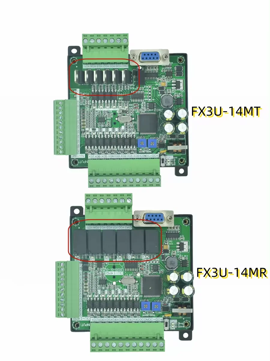 Dc24v Programmable Plc Controller Plc Industrial Control Board Fx3u ...