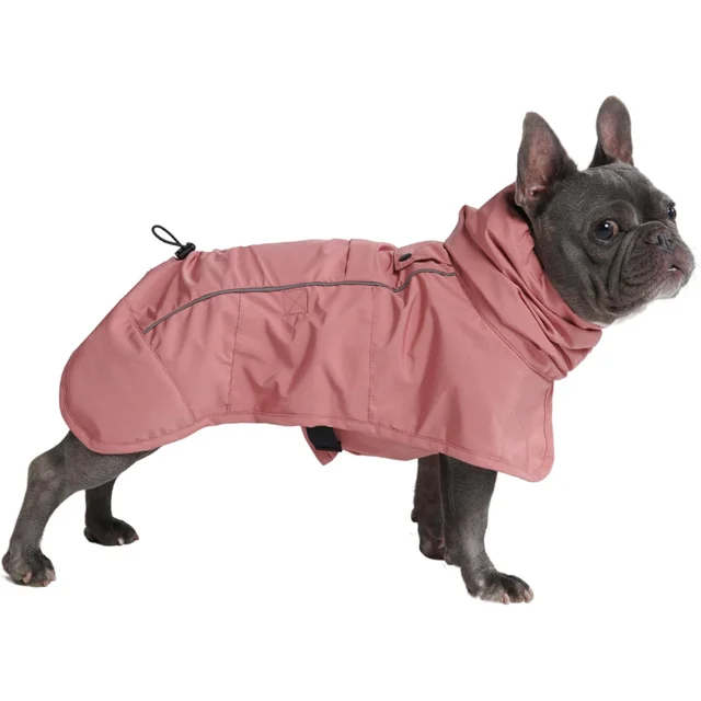 Fishprincess Customizable Waterproof Pets Coat Windproof Jackets Dogs Raincoat for Small Medium Large Dogs