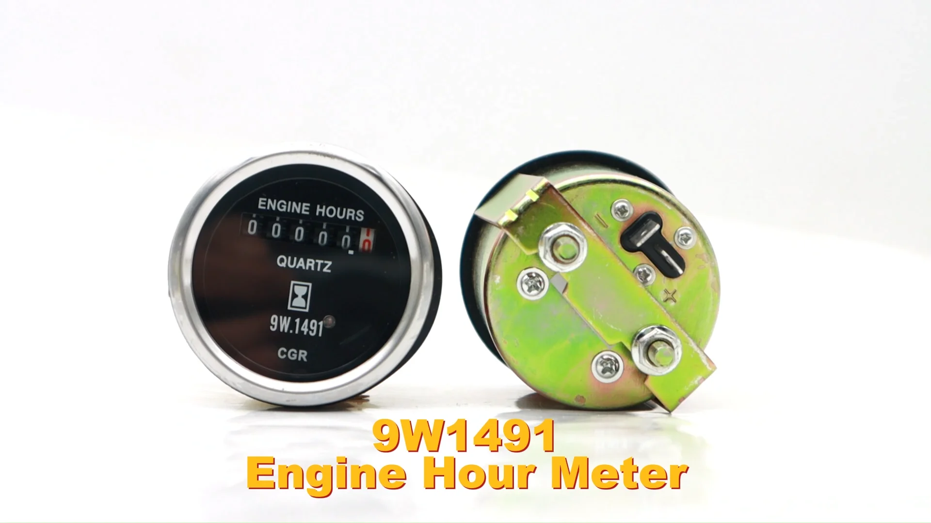 Engine Hour Meter Cgr 9w1491 2y5736 1w0697 1w0698 1w0705 1w0701 8m7892 Water Temperature Gauge