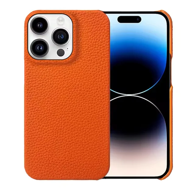 Genuine Leather Protective Case for Apple 15 14proMAX/12/11/7plus/X Phone for iPhone 13 Mobile Phone Cases