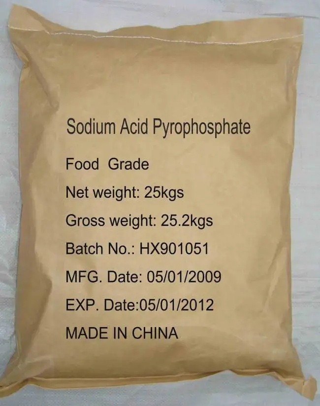 Food Additive for Fermentation Sodium Acid Pyrophosphate (SAPP) DISODIUM DIPHOSPHATE E450