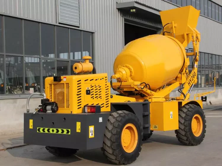 Hy420 4.2 Cbm Mobile Self-Loading Concrete Mixer for Sale - China