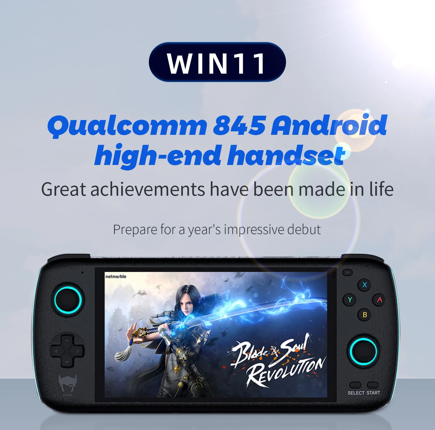 5.98 Inch Touch Screen Ayn odin Handheld Game Console 8G+256GB SD845 Win 11 Android 11 Retro Video Games Players Box Kids Gift