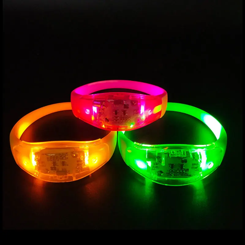 Light Up Led Wrist Band Custom Sound Activated Led Light Bracelet Concert Buy Sound Activated